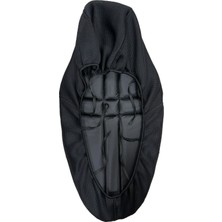 Gogo Honda Pcx 2014 - 2024 Uyumlu Konfor Hava Destekli Koltuk Kılıfı (Minder) Karbon Siyah