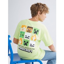 Lc Waikiki Yeni Sezon Minecraft Baskılı Erkek Çocuk Tişört