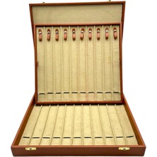 Sezgin Kutu ve Aksesuar Tesbih ve Kolye Kutusu 21 Li Taba