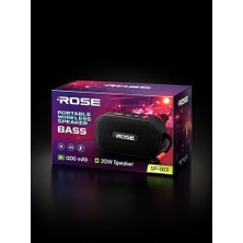 Rose SP-503 Taşınabilir Şarjlı Bluetooth Hoparlör