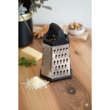 Dystopia Paslanmaz Çelik Rende Premium Kalite Metal El Rendesi Mutfak Rendesi Çok Işlevli Manuel Rende