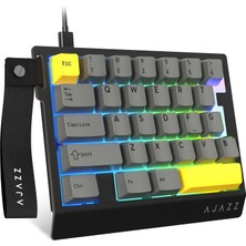 CoverZone Ergonomik 29 Tuşlu Oyun Klavyesi - Rgb Işıklandırma, 8000Hz Polling Hızı, 0.01MM Hızlı Tetikleme, Manyetik Switch Sistemi, Premium Ses Tasarımı Ajazz AK029