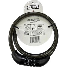 Timion Ennalbur Elka 312 Şifreli Bisiklet Kilidi 80 cm