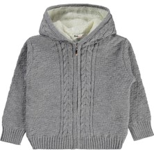 Civil Girls Kapisonlu 6-9 Yaş Hırka - Gri 7-8 Yaş