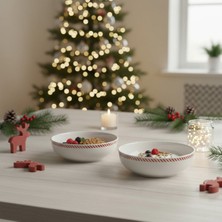 Güral Porselen Ece 2li Red Glow 20CM Kase 6830