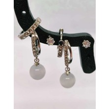 Art3 Gümüş Renk 6'lı Karma Küpe Seti - Kararmaz Seri Minimalist Yıldız ve Halka Kombini