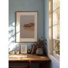 Fuart.Co Kıyı Formu Kumsal Temalı Dijital Baskı Poster (Çerçevesiz) Kufu