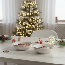 Güral Porselen Ece 2li Red Glow 18 cm Kase 6830