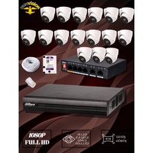 Dahua 2 Mp 16 Kameralı Ip / Dome Full Paket