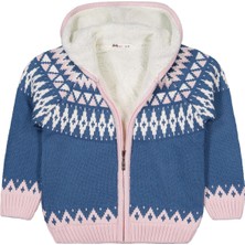 Civil Girls Etnik Desenli 6-9 Yaş Hırka - Yeşil 6-7 Yaş