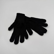 Mare Accessories Siyah Triko Eldiven (Tam Parmak)