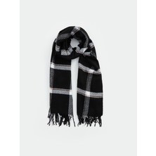 Lc Waikiki Yeni Sezon Saçaklı Ekose Desenli Kadın Atkı