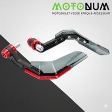 Motonum Honda Forza 250 Manet Koruma Rüzgar Önleyici-Kırmızı DETAYLI-MKM00973