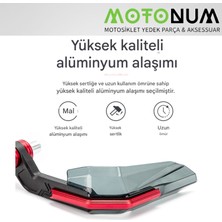 Motonum Cf Moto 650 mt Manet Koruma Rüzgar Önleyici-Kırmızı DETAYLI-MKM01035
