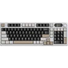 Attack Shark X98 Pro Kablosuz Mekanik Klavye Oyun İçin İngilizce Q Tuş Formu ile