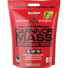 Musclemeds Carnivor Mass Çikolata Aromalı Big Steer 1250, 15 Lb