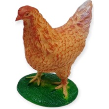 Hatıra Kutusu Hayvan Figürleri - Çiftlik Hayvanları 6 cm - Tavuk (Lisinya)
