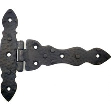 Starseven Antika Tarz Dekoratif Pirinç Kuyruklu Düğmeli Menteşe No2 - 138X167 Mm, Oksit
