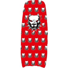 Gogo 3D Üniversal Koltuk Kılıfı Kırmızı Pitbull