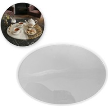 Tahtakale Toptancı Epoksi Oval Söz ve Nişan Tepsisi Kalıbı 35X23 cm