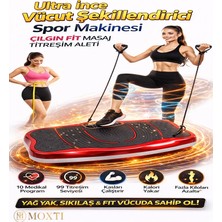 Moxti Titreşimli Egzersiz Aleti | Basen, Karın, Kol ve Bacak Spor Cihazı Tüm Vücut Vibration Plate