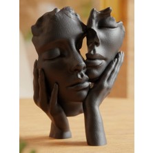 Ethereal Embrace Soyut Heykel – Modern ve Duygusal Dekoratif Sanat Objesi – 3D Baskı
