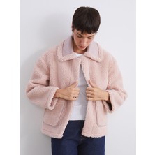 Lc Waikiki Yeni Sezon Ceket Yaka Kadın Teddy Kaban