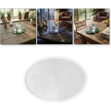 Tahtakale Toptancı Epoksi Oval Bardak Altlığı Kalıbı 13X9 cm