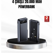 Epilons Powerbank 20000 Mah LED Fenerli ve Çoklu Güvenlik Korumasına Sahip