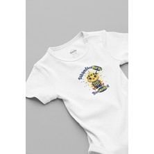 Overoz Babamdan Miras Bu Sevda Yazılı Kanarya Taraftar Bebek Body  5910-2