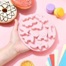 Tahtakale Toptancı Silikon Safari Figürleri Şeker Hamuru ve Jelibon Kalıbı 9 Lu