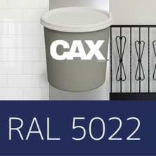 CAXCOLORS Cax 1 Litre Mavi Metal Boyası - Hızlı Kuruyan Pas Önleyici Parlak Boya - Tüm Metal Yüzeyler Için