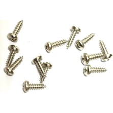 Klips, Menteşe, Ayak, Ysb Sac Vidası - 2,9x9,5mm Nikel, 100 Adet