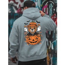 Sweet Cotton Unisex Oversize Geniş Kesim Pamuklu Yumuşak Dokulu Içi Polarlı Basic Kapüşonlu Sweatshirt