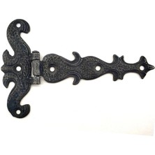 Antika Tarz Dekoratif Pirinç Kuyruklu Menteşe - 94X147 Mm, Oksit