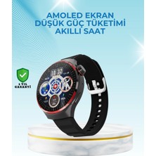 İntora Nfc Destekli Akıllı Saat Amoled Ekranlı Şık Tasarım
