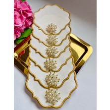 Elçiçek Homedecor Sunum Peçete,kokteyl Peçete,kahve Yanı Sunum Peçete 6 Adet