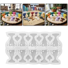 Tahtakale Toptancı Epoksi Kupa Model Anahtarlık ve Kolye Kalıbı 10 Lu