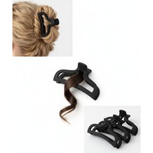 Mare Accessories Mat Siyah Minimal Mandal Toka