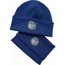 Mustran 5-10 Yaş Çocuk Pamuklu Bere Boyunluk Seti - Yumuşak Esnek Kumaş (2'li Takım)