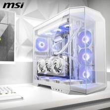 MSI Msı Mag Force Pano 100R White Edition Rgb Gamer Pro Ultra Max – Intel Ultra 9 285K – Msı Nvidia Rtx 4060 Ti 16 Gb– 16GB Ddr5 Ram – 1tb M.2 SSD – Sıvı Soğutma