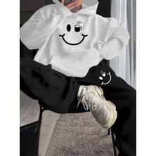 Sweet Cotton Unisex Baskılı Hoodie Takım