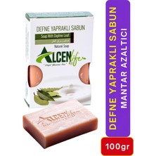 Doğal Defne Yapraklı Bitkisel Sabun 100GR Mantar Karşıtı Cilt Temizleyici Akne Kurutucu Bakım Hediye
