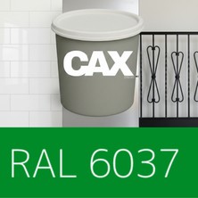 CAXCOLORS Cax 1 Litre Yeşil Metal Boyası - Hızlı Kuruyan Pas Önleyici Parlak Boya - Tüm Metal Yüzeyler Için