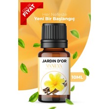 Jardin D'or Jardın D'or Vanilya Esansiyel Uçucu Koku Yağı Buhurdanlık Yağı Difüzör Esansı Ortam Kokusu 10 ml