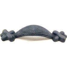 Starseven Antika Tarz Dekoratif Pirinç Örgü Mobilya Kulbu - 22X120 Mm, Oksit