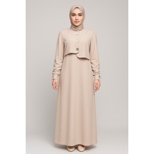 Beyza Giyim Beyza Düğmeli Elbise