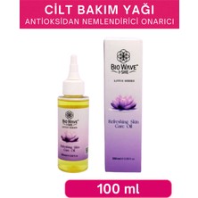 Bio Wave Refreshing Skin Care Oil 100 ml Doğal Nemlendirici Onarıcı Cilt Bakım Yağı Antioksidan Lotus Çiçeği