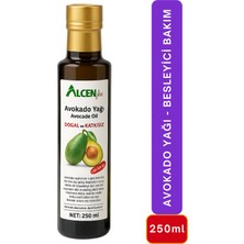 Avokado Yağı 250 ml Doğal Soğuk Sıkım Besleyici Bakım Saf Bitkisel Vitamin Cilt Saç Sağlık Hediye