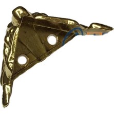 Pazarcan Köşe Etekli Sandık Ayağı, Kutu Ayak 1,5 cm - Sarı